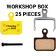 Swissstop - remblokset disc 35 rs - sram red axs, force, rival werkplaats verpakking 25 sets