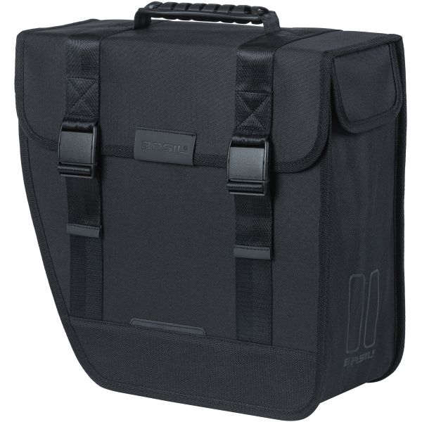 Tour basilico a sinistra - borsa per bicicletta singola, nero, 14L