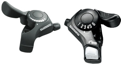 Shimano Shumbling Shift a destra Set di torneo 3x6 Speed ​​1800 2050mm nero