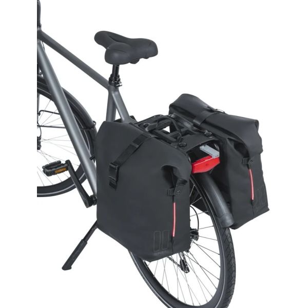 Basil Double Bicycle Bag Soho Nordlicht Mik 41 Liter - Black