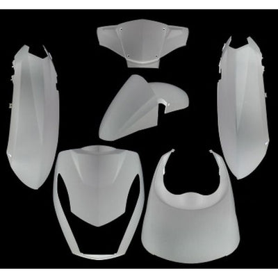 Lugar de borde de 6 piezas para Kisbee 2t 4t White
