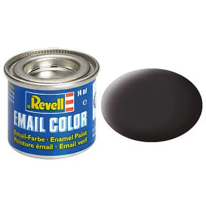 Revell Paint for Model Building Number 6 Matt Black