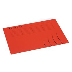 Cartelle interne djois a6000-442 cartone 225g m2 a4 rosso stampato su entrambi i lati
