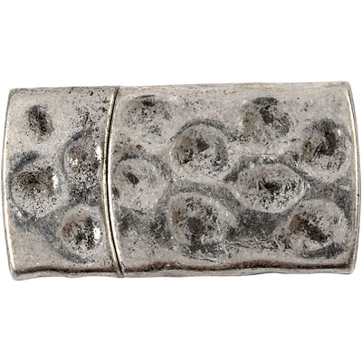 Chiusura magnetica Creativ Company, misura 7x29 mm, misura buco 3x10 mm, argento antico, 1 pezzo