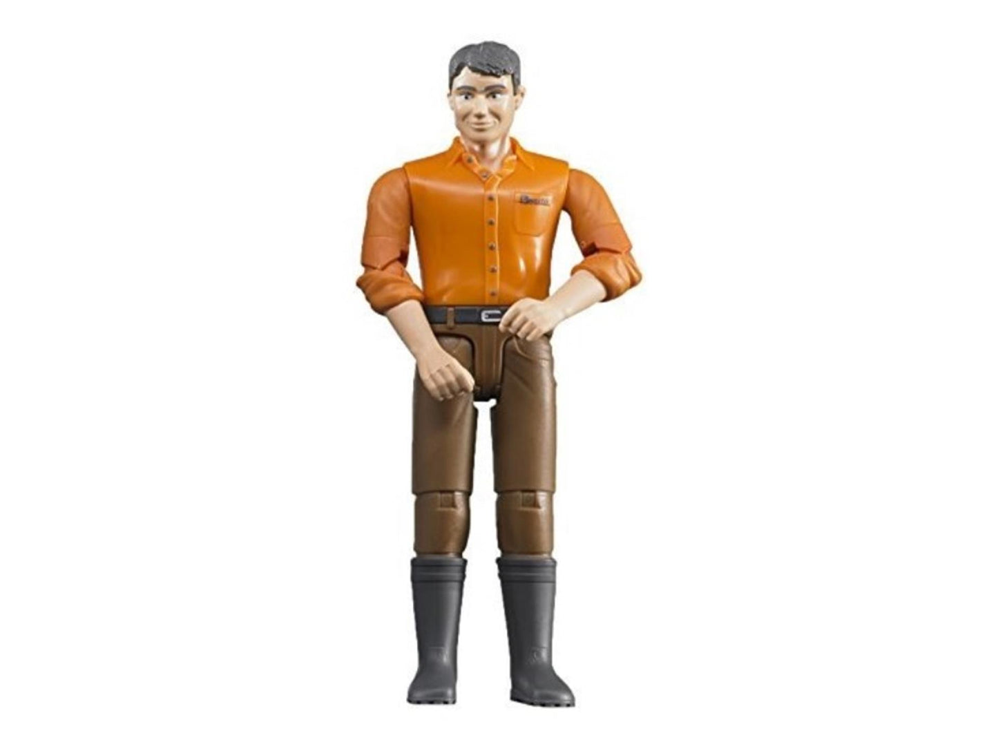 Bruder Bworld Figura uomo con pantaloni marroni