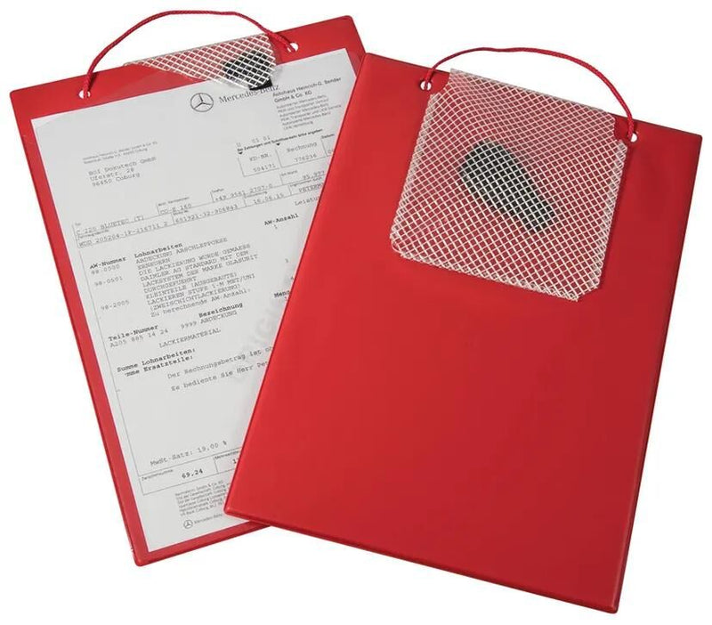 Bolsa de trabajo eichner mas carpeta de pedidos roja din a 4 estandar