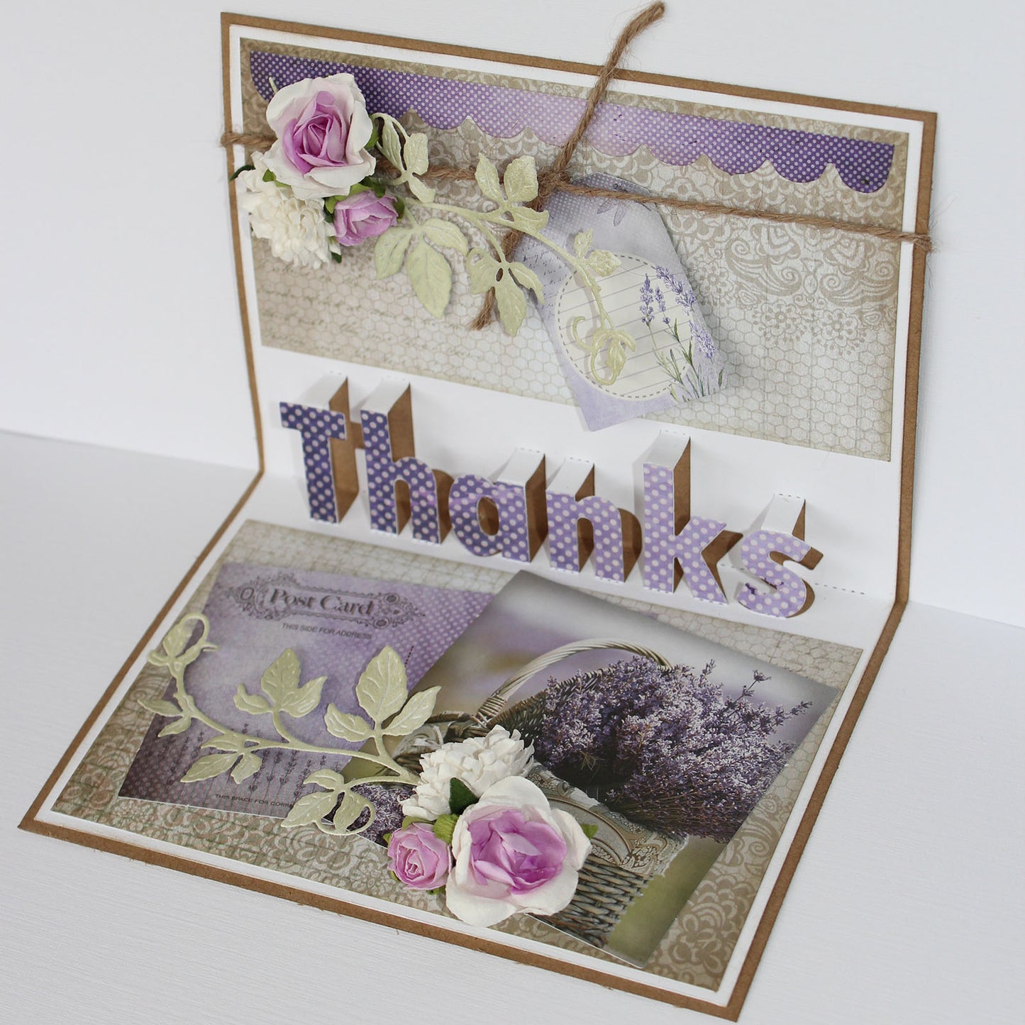 Joy!crafts • stencil da taglio pop up 3d grazie