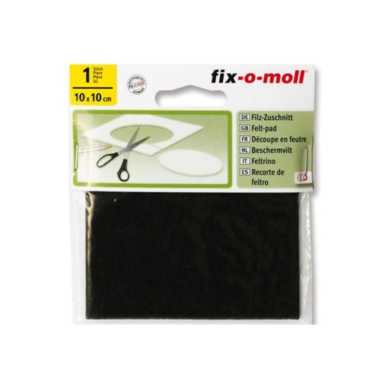 Feltro protettivo Fix-o-moll 10 cm x 10 cm marrone