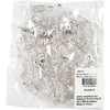 Creativ company brooch pin, L: 15 mm, silver plated, 100 pieces 1 box