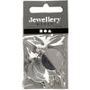 Creativ Company Brochepeld Silverated 20 mm, 10st.