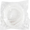 Creativ company plastic haarbanden wit 8 mm 20 stuks