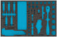 Hazet module-inlay soft foam insert, empty for #163-466 106