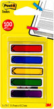 Cinta índice banderas flecha 3m rojo azul amarillo verde reposicionable escribible