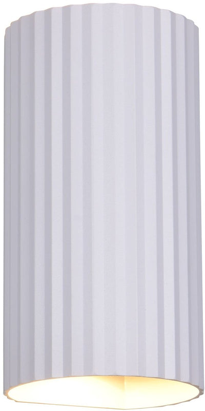 Trio soka - lámpara de pared - blanco mate - excl. 2x gu10 5 w - iluminación arriba y abajo - montaje en pared