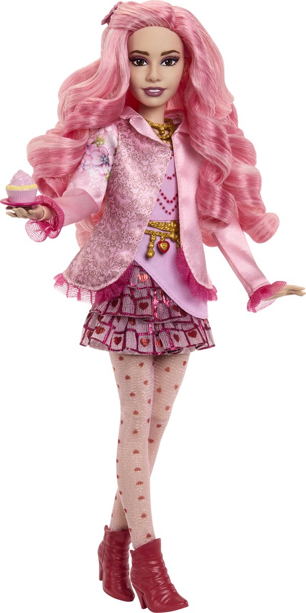 Muñeca Mattel Bridget Joven Reina de Corazones - Muñeca de moda Disney Descendientes 4.