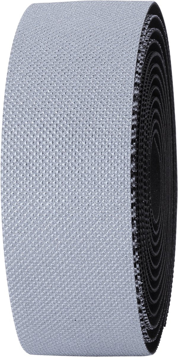 Bbb cycling reflectribbon stuurtape - stuurlint race fiets - tape fietsstuur - zilver reflection - 200 x 3 cm - bht-17