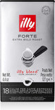 Illy - e.s.e. servings - koffiepads - forte - 12 x 18 stuks