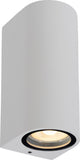 Lucide zaro - faretto da parete interno esterno - 2xgu10 - ip44 - bianco