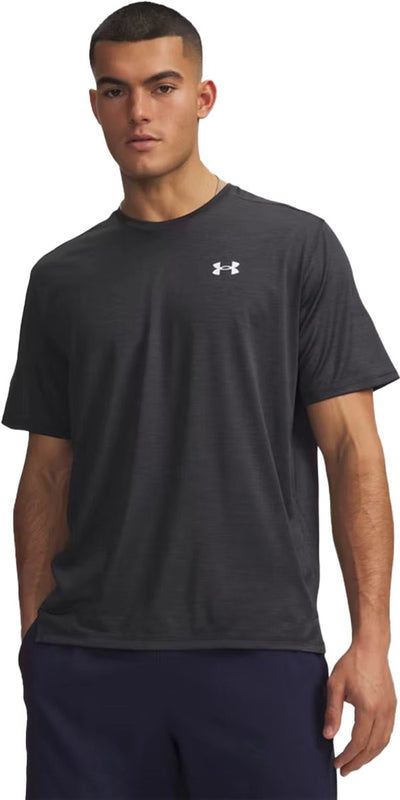 Maglia sportiva da uomo Under Armour UA Tech Vent SS-BLK - Ultimate Black - Bianca