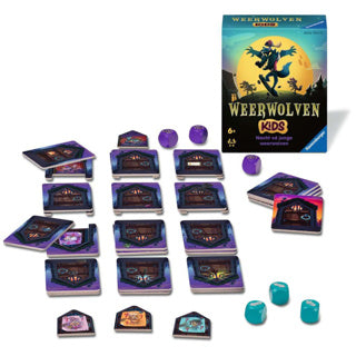 Ravensburger Juego Weerwolven Niños Noche de los jóvenes hombres lobo