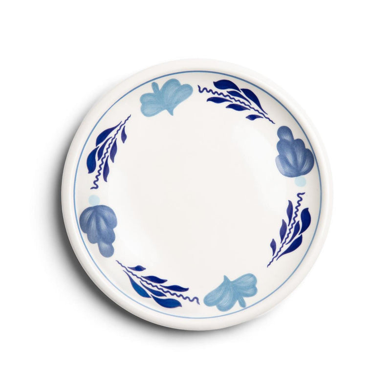 Piatto torta Boerenbont farm blu ø16cm decoro 6 pz