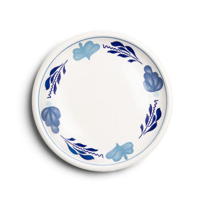 Piatto torta Boerenbont farm blu ø16cm decoro 6 pz
