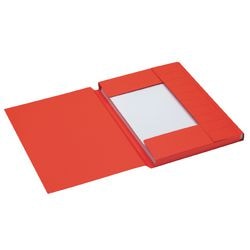 Carpeta guardapolvo espectro djois a6010-242 cartón 255g m2 a4 rojo 3 solapas reciclado