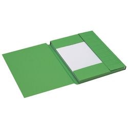 Carpeta guardapolvo espectro djois a6010-245 cartón 255g m2 a4 verde 3 solapas reciclado
