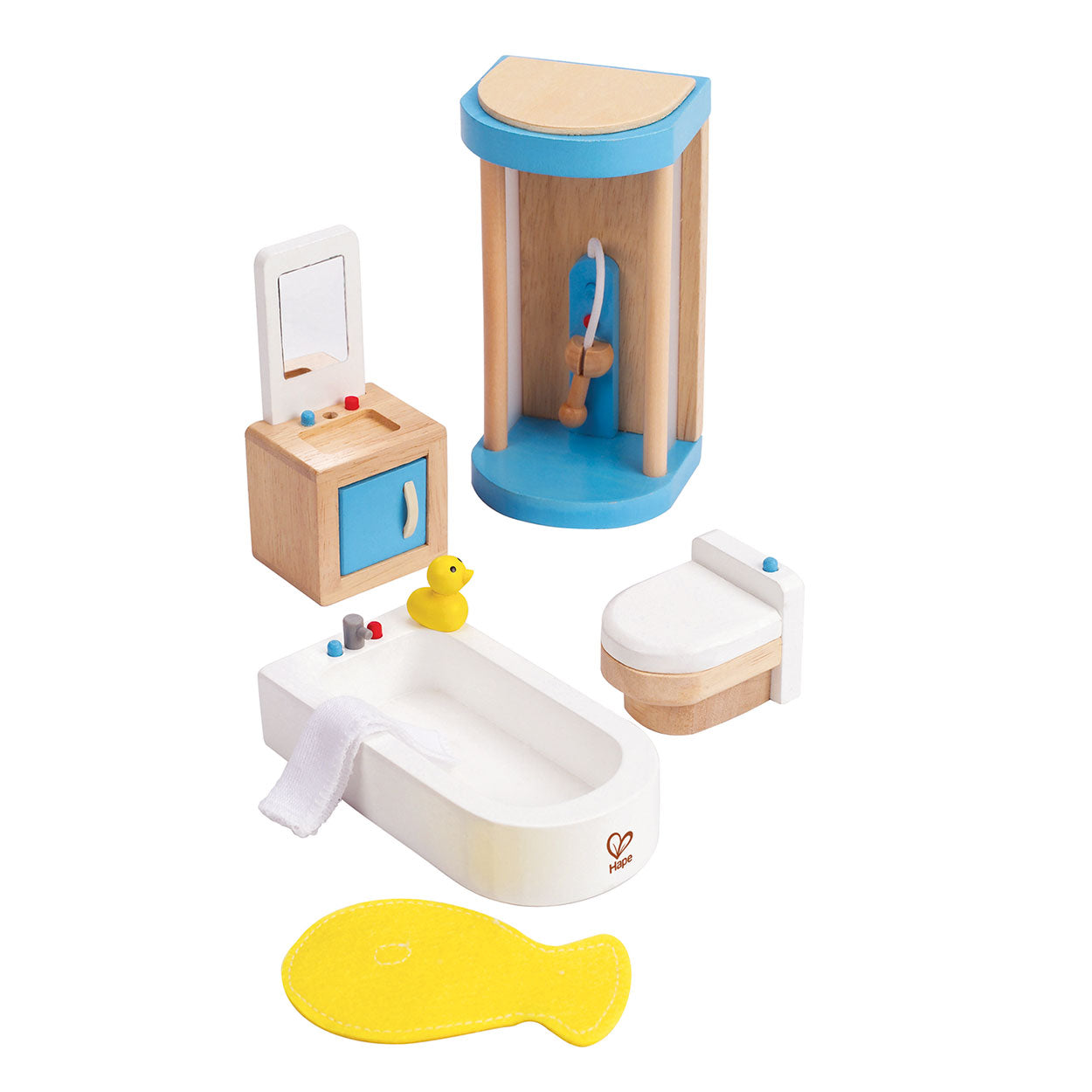 Hape Poppenhuis Badkamer