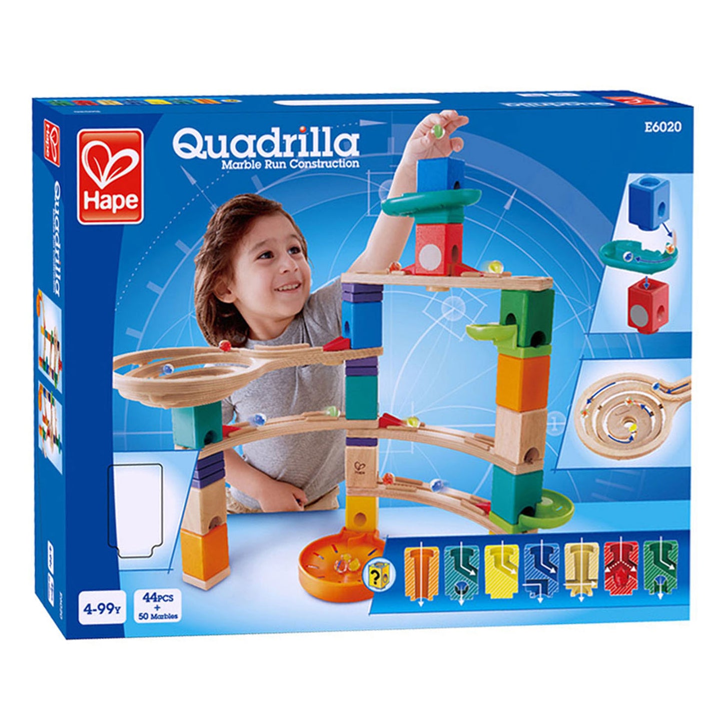 Quadrilla Houten Knikkerbaan Cliffhanger