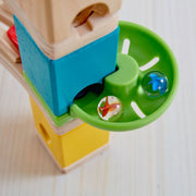 Hape quadrilla houten knikkerbaan - cliffhanger - afbeelding 3