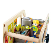 Hape houten avonturenbus poppenhuis - afbeelding 4