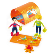 Hape houten avonturenbus poppenhuis - afbeelding 5