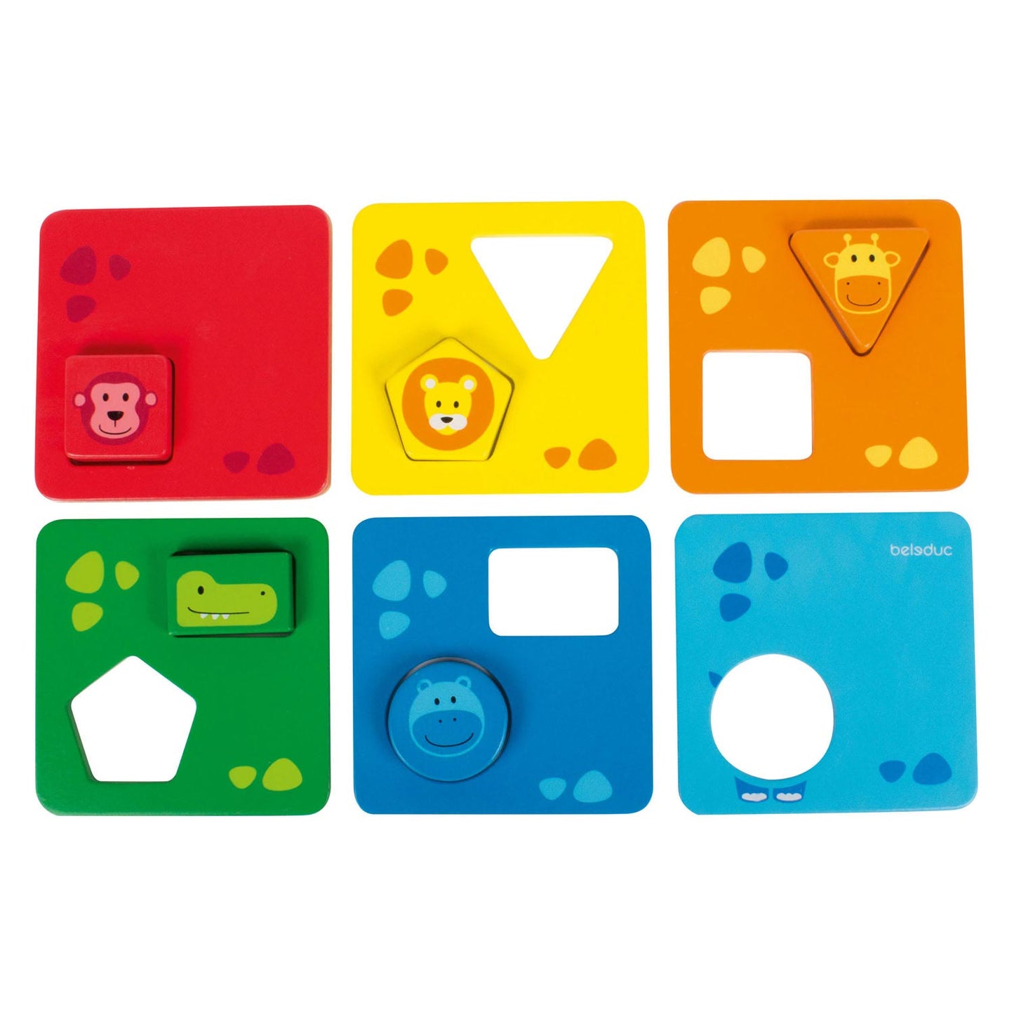 Torre di impilamento in legno di Beleduc con forme