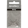 Perline a crimpare dell'azienda Creativ, d 2 mm, argento, 100 pezzi 1 scatola