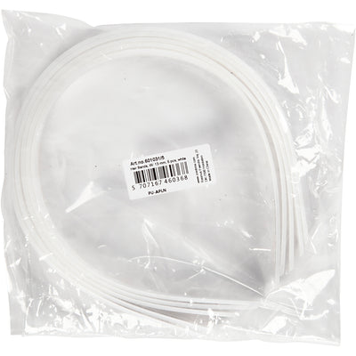 Fasce per capelli Creative Company, larghezza: 13 mm, bianco, 5 pezzi 1 scatola
