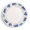 Boerenbont boerenblauw plat bord ã˜25,5cm decor doos a 6 stuks