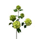 Roberts collection flor artificial bola de nieve spray 83cm verde