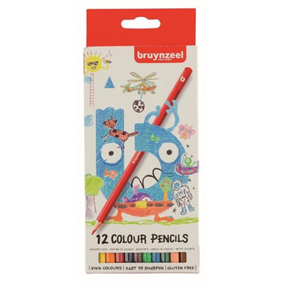 Bruynzeel kids colored pencils, 12st.