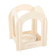 Set de construcción de faroles de madera.