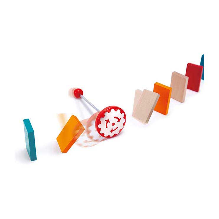 Dominó martillo Hape - 59 piezas.