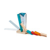 Dominó martillo Hape - 59 piezas.