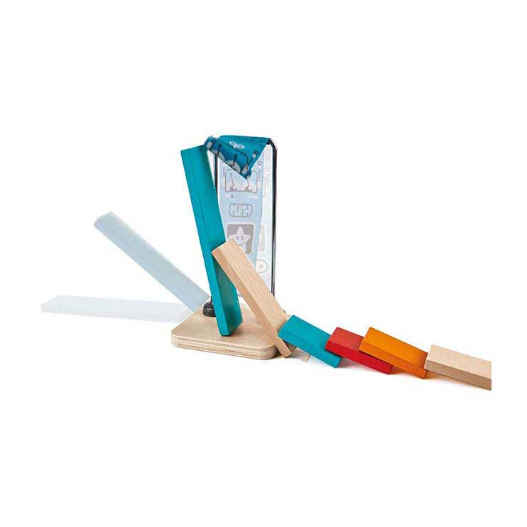 Dominó martillo Hape - 59 piezas.