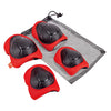 Hape elleboog- en kniebeschermers - rood