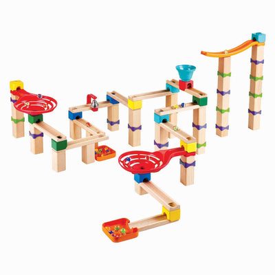 Set binari per biglie in legno Hape - 129 pz.
