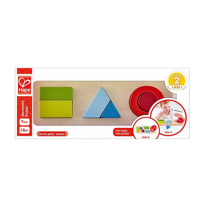 Puzzle de formas geométricas de Hape - 7 piezas.