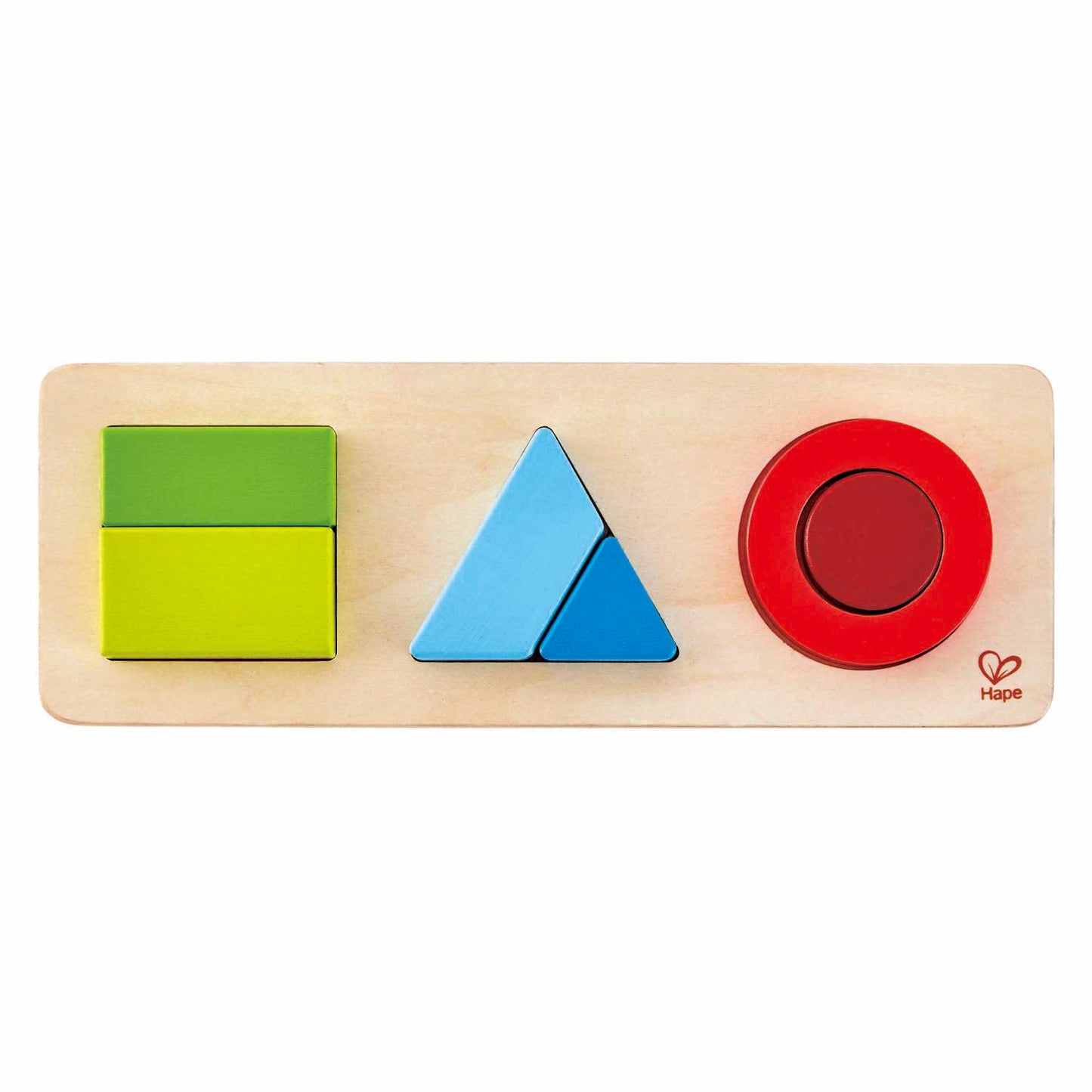 Puzzle de formas geométricas de Hape - 7 piezas.