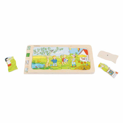 Beleduc lagenpuzzel 4 seizoenen