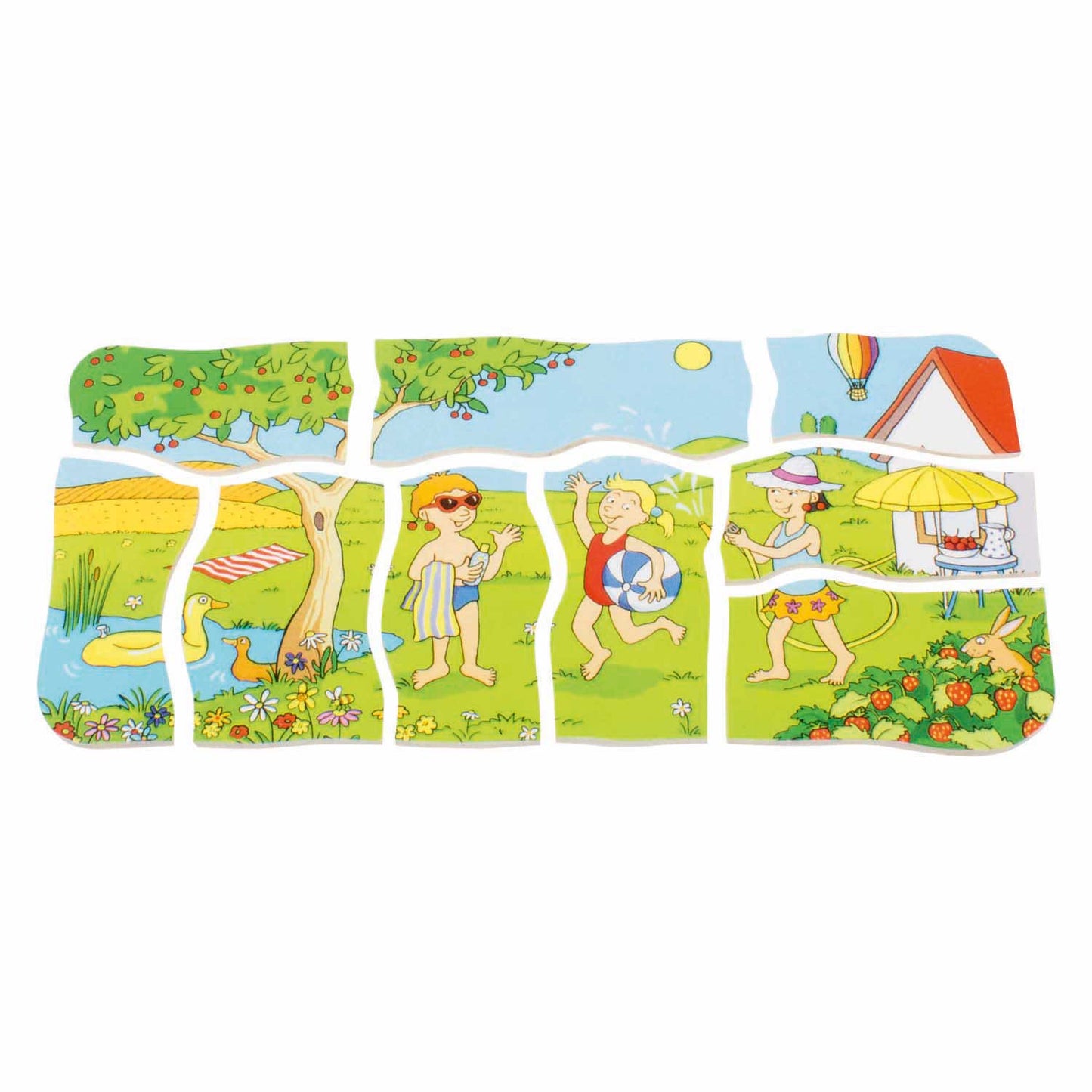 Puzzle de capas beleduc 4 estaciones