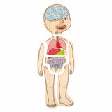Beleduc wooden layer puzzle girl - 5 layers - afbeelding 5